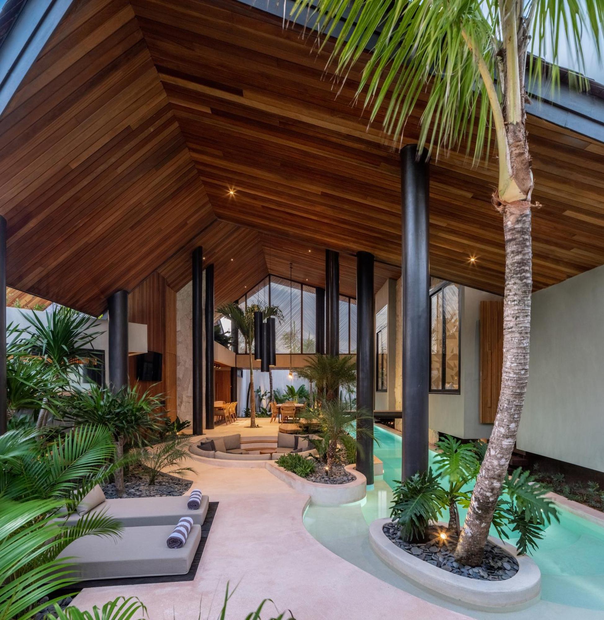 Villa Feh Bali By House Of Winds - Neo Tropical Eden Near Canggu Kerobokan Exterior foto